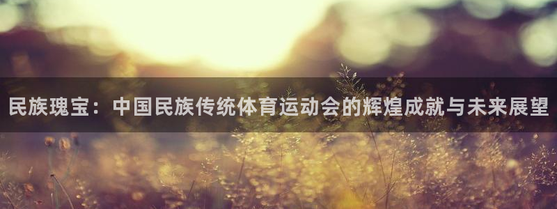 球速体育：民族瑰宝：中国民族传统体育运动会的辉煌成就与未来展望